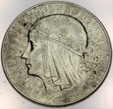 5 zł złotych 1934 Głowa kobiety Polonia SREBRO