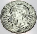 5 zł złotych 1933 Głowa kobiety Polonia SREBRO