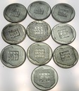 LOT 10 x 200 zł 1974 XXX lat PRL INWESTYCJA SREBRO