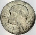 10 zł złotych 1932 Głowa kobiety Polonia SREBRO