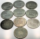 LOT 10 x 200 zł 1974 XXX lat PRL INWESTYCJA SREBRO
