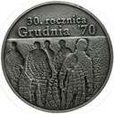 10 zł złotych 2000 Grudzień 30 Rocznica Grudnia 70
