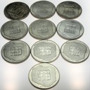 LOT 10 x 200 zł 1974 XXX lat PRL INWESTYCJA SREBRO