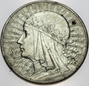 10 zł złotych 1932 Głowa kobiety Polonia SREBRO