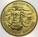 2 zł złote 1998 Adam Mickiewicz