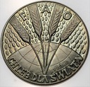 PRÓBA 10 zł 1971 FAO Chleb Dla Świata CuNi