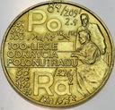 2 zł złote 1998 Skłodowska Polon i rad