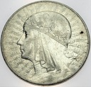 10 zł złotych 1932 Głowa kobiety Polonia SREBRO