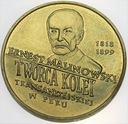 2 zł złote 1999 Ernest Malinowski Peru