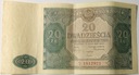 1946 20 zł, Dwadzieścia Złotych, Seria D