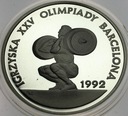200000 zł złotych 1991 Barcelona ciężary