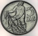 5 zł pięć złotych z Rybakiem 1973 Rybak
