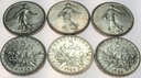LOT Francja 6 x 5 Franków INWESTYCJA SREBRO