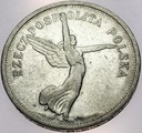 5 zł złotych 1928 Nike Warszawa ZE ZNAKIEM