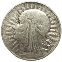 5 zł złotych 1933 Głowa kobiety Polonia SREBRO