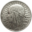 5 zł złotych 1934 Głowa kobiety Polonia SREBRO