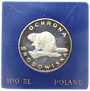 100 zł złotych 1978 Bóbr Ochrona Środowiska