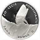 10 złotych 1998 Jan Paweł II 20-lecie pontyfikatu