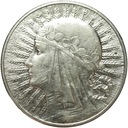 10 zł złotych 1932 Głowa kobiety Polonia SREBRO