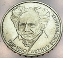 Niemcy 10 Marek SREBRO 1988 Arthur Schopenhauer
