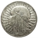 10 zł złotych 1932 Głowa kobiety Polonia SREBRO