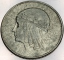 5 zł złotych 1934 Głowa kobiety Polonia SREBRO