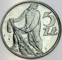 5 zł pięć złotych z Rybakiem 1959 Rybak