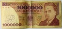 1991 1000000 zł złotych Reymont, seria B