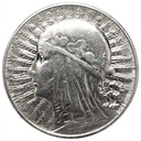 5 zł złotych 1934 Głowa kobiety Polonia SREBRO