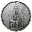 Niemcy 5 Marek Mark 1935 Wieża Kościół SREBRO