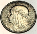 2 zł złote 1933 Głowa kobiety Polonia SREBRO