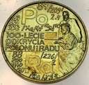 2 zł złote 1998 Skłodowska Polon i rad
