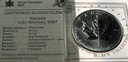 Kanada 1 Dolar 2007 Liść Klonowy SREBRO