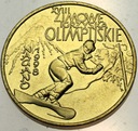 2 zł złote 1998 Nagano Zimowe Igrzyska Olimpijskie