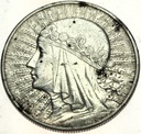10 zł złotych 1932 Głowa kobiety Polonia SREBRO