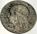 5 zł złotych 1933 Głowa kobiety Polonia SREBRO