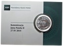10 zł złotych 2014 Kanonizacja Jana Pawła II