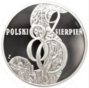 10 zł złotych 2010 Polski Sierpień SREBRO