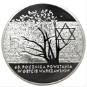 20 zł złotych 2008 Powstanie Getto Warszawskie
