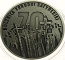 10 zł złotych 2010 Katyń 70 r Zbrodni Katyńskiej