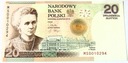 2011 20 zł złotych Maria Skłodowska-Curie