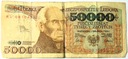 1989 50000 zł złotych Staszic seria AL