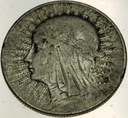 5 zł złotych 1933 Głowa kobiety Polonia SREBRO