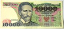 1988 10000 zł złotych Wyspiański, seria DM