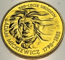 2 zł złote 1998 Adam Mickiewicz