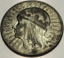 10 zł złotych 1932 Głowa kobiety Polonia SREBRO