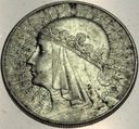 10 zł złotych 1933 Głowa kobiety Polonia SREBRO