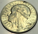 5 zł złotych 1934 Głowa kobiety Polonia SREBRO