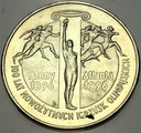 2 zł złote 1995 100 lat igrzysk Ateny Atlanta