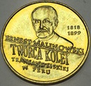 2 zł złote 1999 Ernest Malinowski Peru